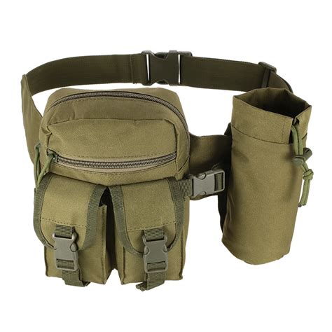 hunting belt with pouches.